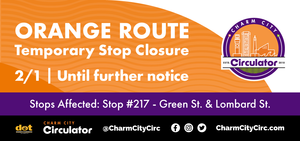 Orange Route Temporary Stop Closure