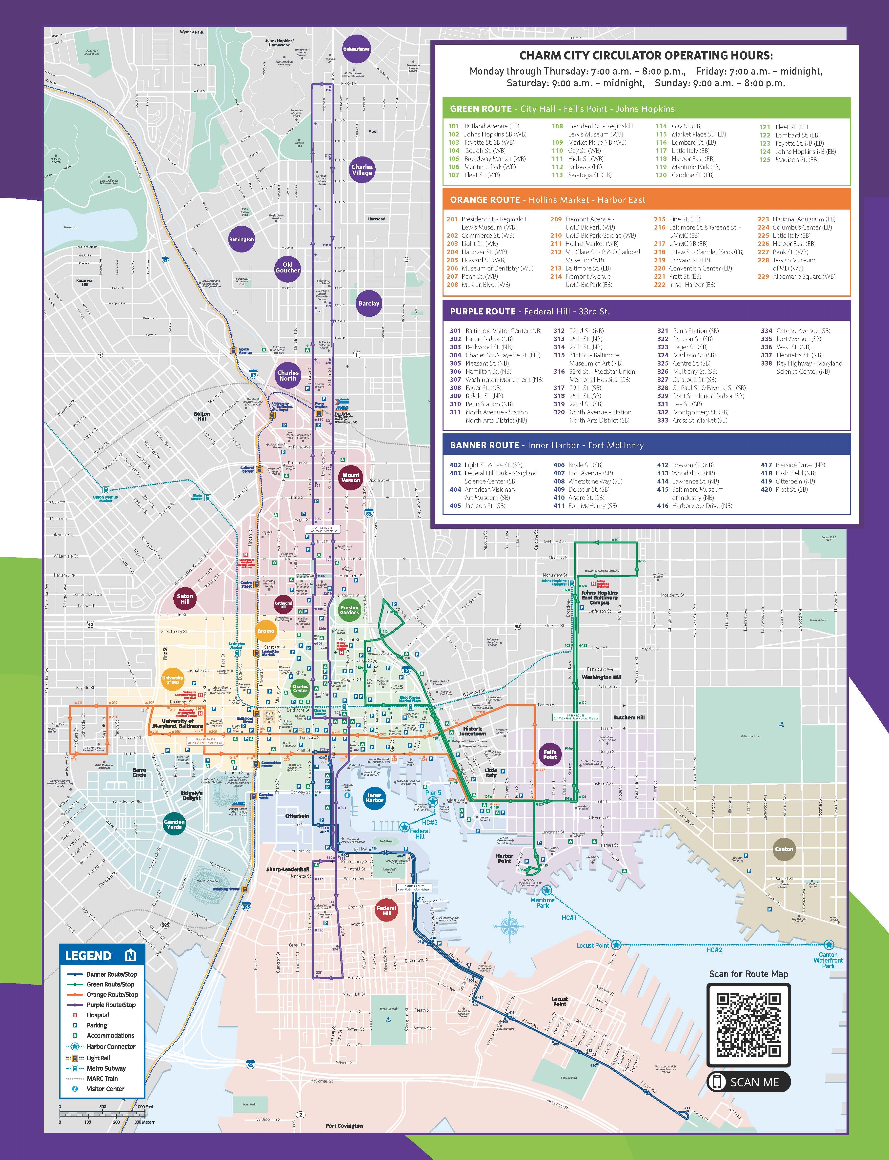Rettsmedicin kompromis erektion Maps and Schedules | Baltimore City Department of Transportation
